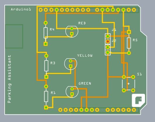 Parking Assistant PCB